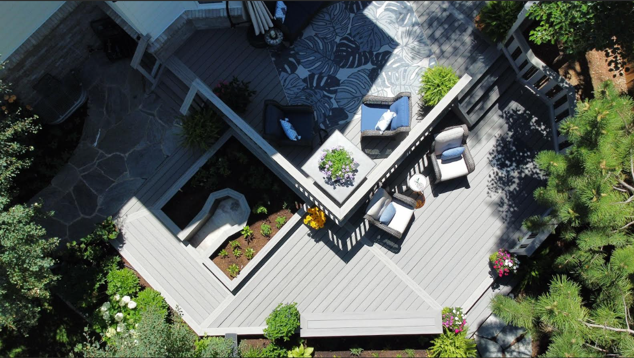 Multi-Level Entertainment Deck